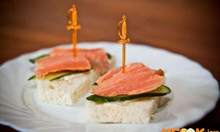 Рецепт бутерброды с красной рыбой