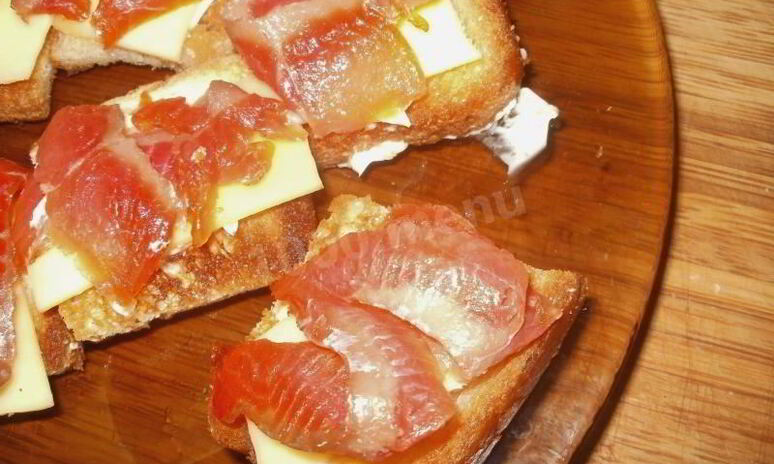 Рецепт бутерброды с семгой — кростини