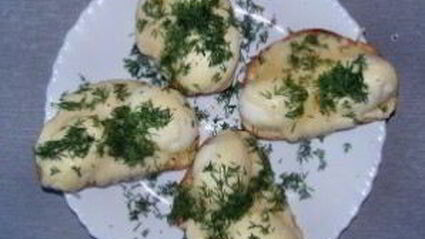 бутерброды с яйцом и сыром