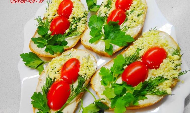 Рецепт бутерброды восьмое марта