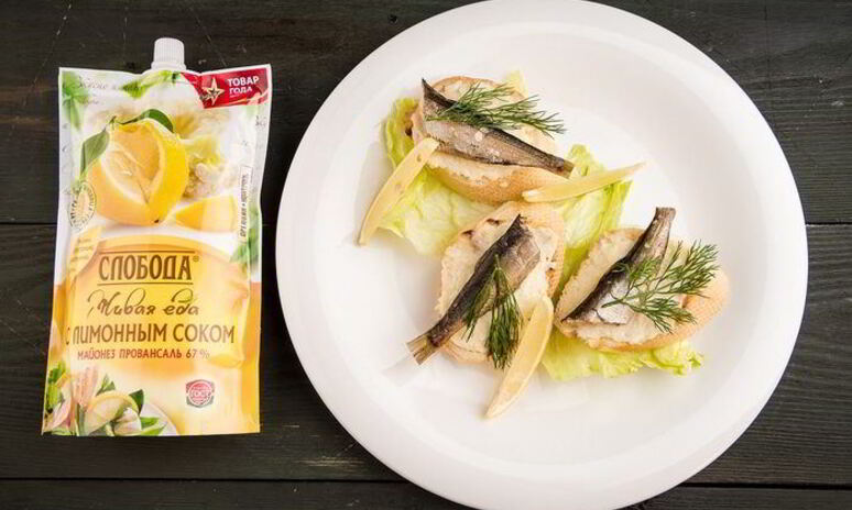 Рецепт бутерброды золотая рыбка