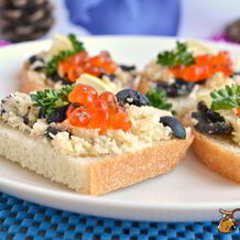 Бутерброды на 8 марта