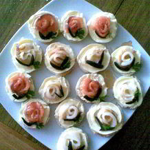 Бутерброды с красной рыбой