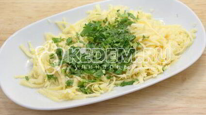 горячие бутерброды с сыром и зеленью