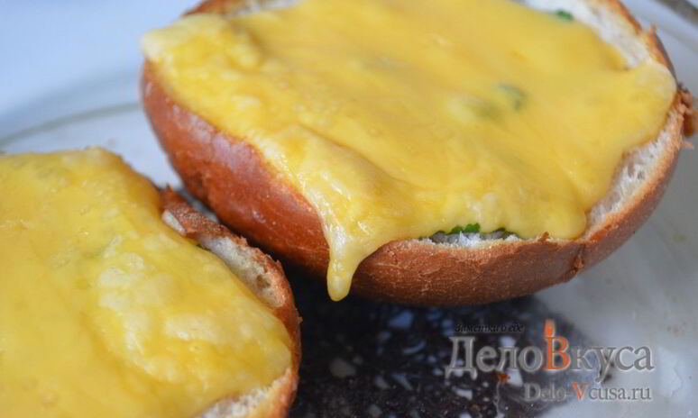 Рецепт горячие бутерброды с сыром