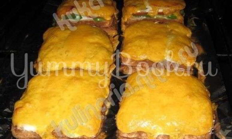 Рецепт горячие бутерброды