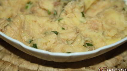 картофельные бутерброды с тунцом к завтраку