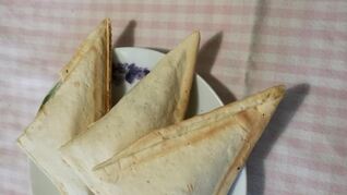 Яблочные пирожки из лаваша в бутерброднице