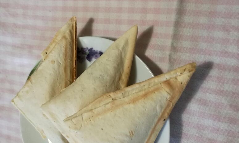 Рецепт яблочные пирожки из лаваша в бутерброднице