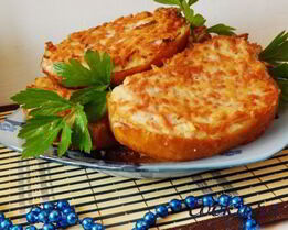 Жареные бутерброды с картошкой