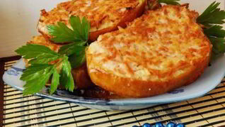 Жареные бутерброды с картошкой