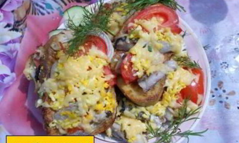 Рецепт жареные бутерброды с помидорами майонезом сыром