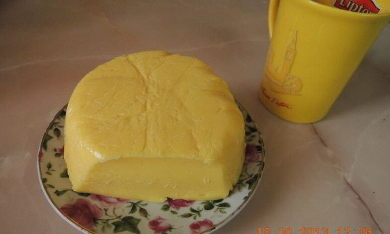 Рецепт домашний твердый сыр