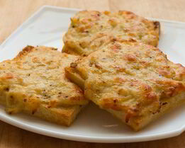 Гренки с сыром