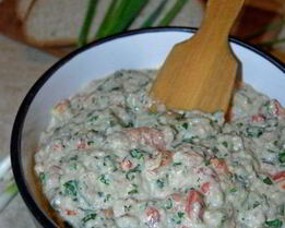 Баклажанная икра с тахиной