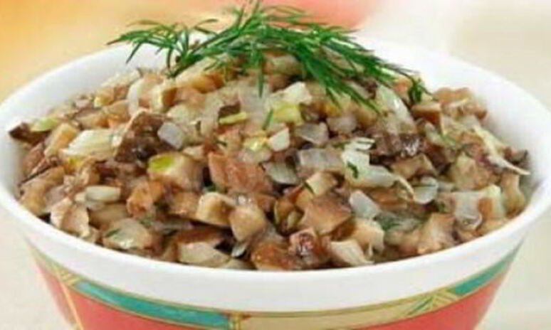 Рецепт грибная икра с овощами