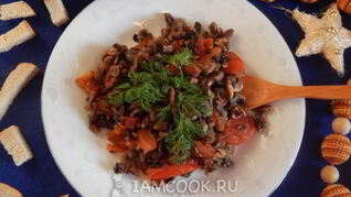 Грибная икра с помидорами