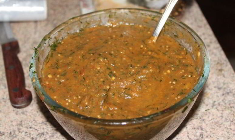 Рецепт икра из баклажанчиков