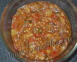 Икра из зеленых помидор с цукини