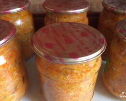 Икра кабачковая в банку