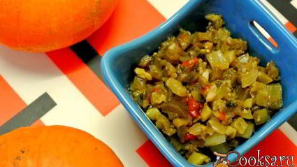 икра овощная в духовке