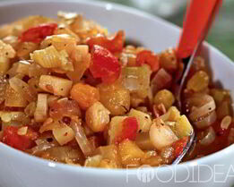 Кабачковая икра кусочками