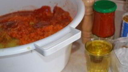 кабачковая икра на зиму на мясорубке