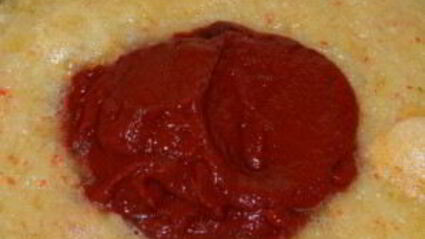 кабачковая икра с краснодарским соусом