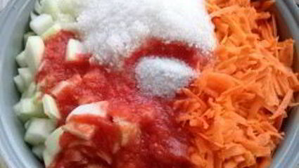 кабачковая икра с морковкой на зиму