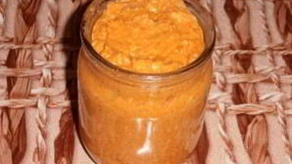 кабачковая икра с соусом