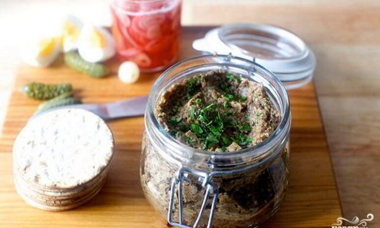 Рецепт постная грибная икра