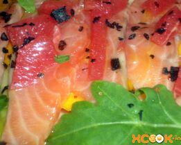 Карпаччо из лосося