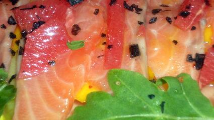 карпаччо из лосося