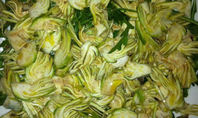 Рецепт карпаччо из свежих артишоков