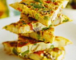 Картофельно-фасолевая тортилья