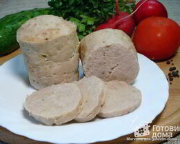 Куриная колбаса в кружке