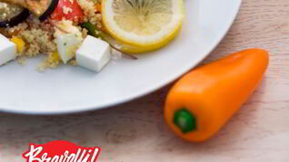 Кускус с баклажанами