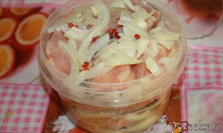 Рецепт маринованная горбуша