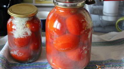 маринованные помидоры с чесноком
