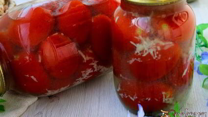 маринованные помидоры с чесноком