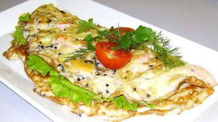 Белковый омлет