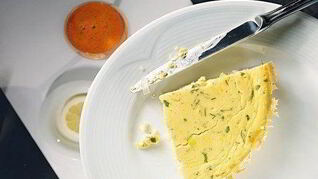 Французский омлет из кабачка