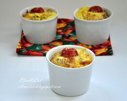 Фриттата с макаронами и болгарским перцем