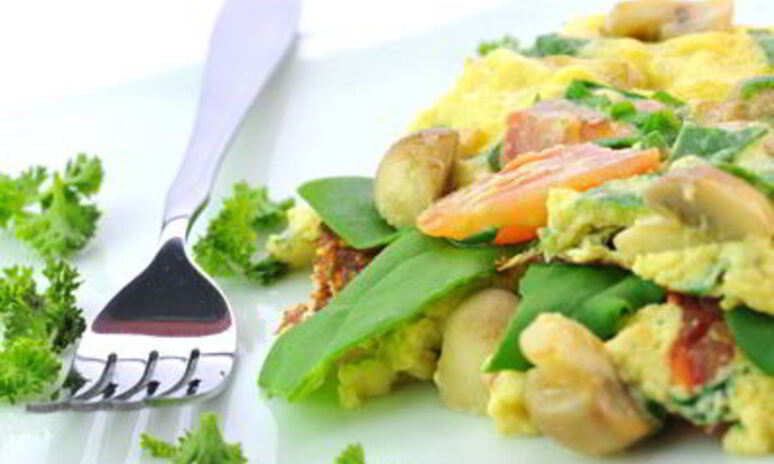 Рецепт фриттата с зеленью и миндалем