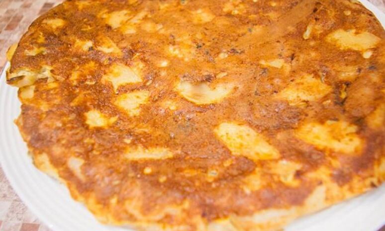 Рецепт испанский омлет