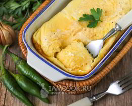 Омлет без молока в духовке