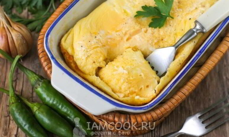 Рецепт омлет без молока в духовке