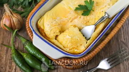 омлет без молока в духовке