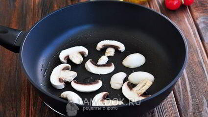 омлет на кефире на сковороде