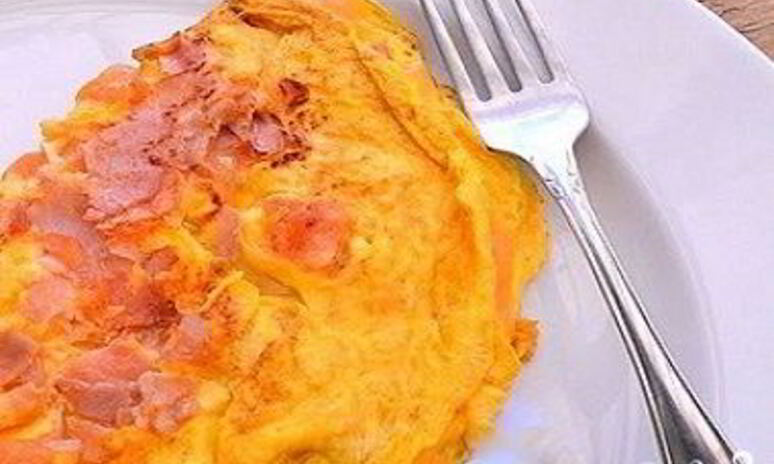 Рецепт омлет на сковороде